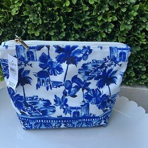 LOFT brand Blue & White Printed Bag NWT